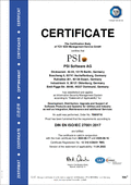 Download PSI-Zertifikat ISO-27001